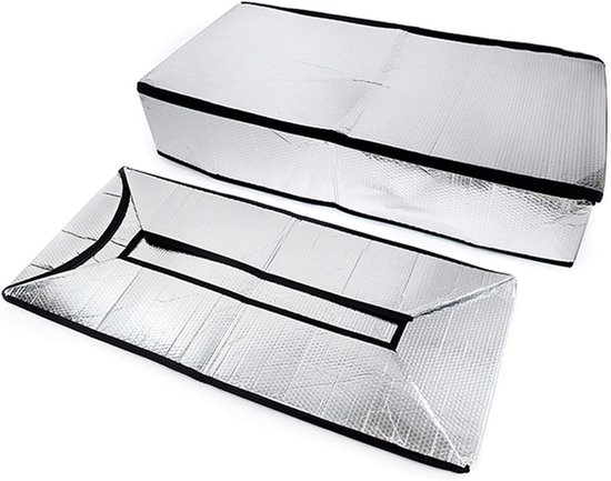 Isolatiehoes voor zoldertrap 63,5 x 137,2 x 28 cm - Energiezuinige zoldertrap isolatie voor optimale warmtebehoud en geluidsdemping van Merkloos