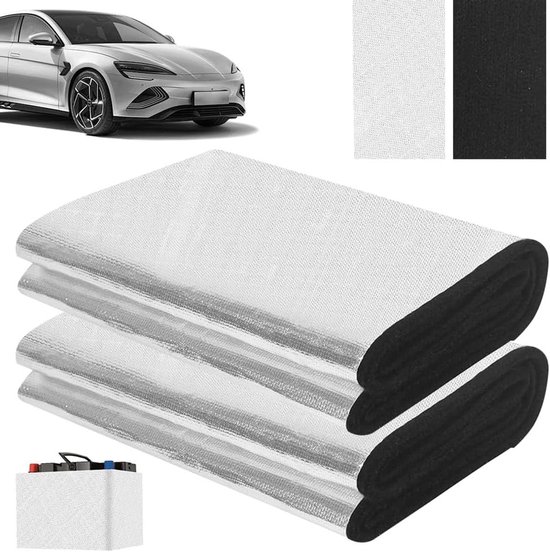 Isolatiekit voor Batterijen - 3mm x 18x102 Isolatiemateriaal, Warmtebeschermer voor Auto's, Motorfietsen en Tuinmachines - Thermische Isolatie en Geluidsisolatie