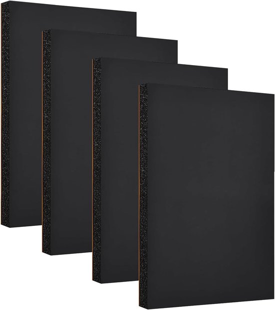 Isolatiemat - Zwart - 30 mm dik, 300 x 200 mm - Neopreen Zelfklevende Schuimplaat voor Meubel- en Vloerbescherming