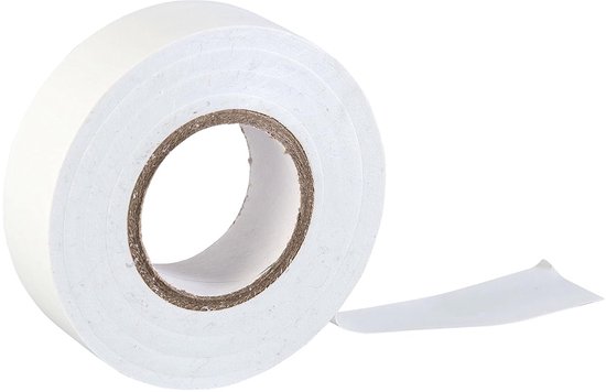 Isolatietape - 20m x 19mm - Hoge kwaliteit - Sterke rol door Gocableties