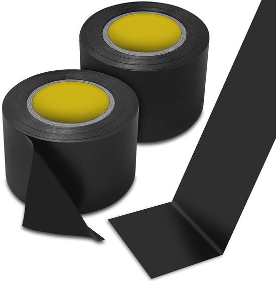 Isolatietape, 50mmx20m verpakking isolatietape zwart set, auto kabelboomtape, afdichtingstape, plakband voor buisisolatie, elektricienstape,voor het beschermen,repareren van kabels