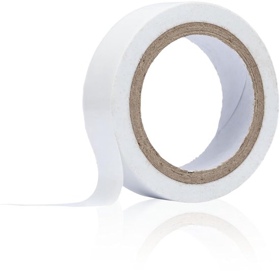 Isolatietape, pvc, 0,13 mm dik, 16 mm breed, 10 m lang, hoge temperatuurbestendigheid tot 80 °C, ideaal voor elektrische isolatie, accessoires voor elektrische en huishoudelijke apparaten