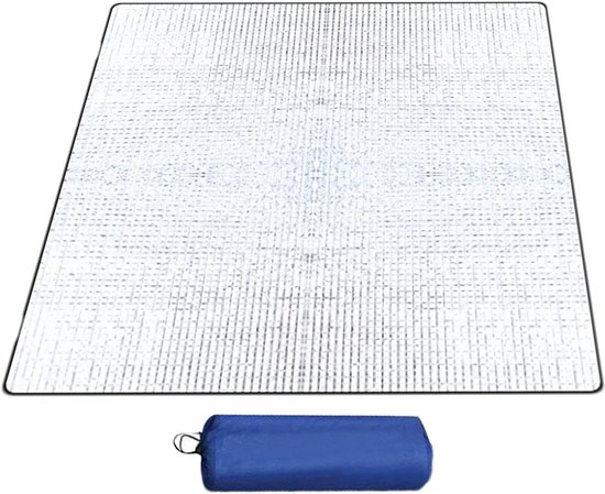 Isolerende Campingmat 200x200 cm - Vloermat met Aluminiumfolie voor Warmte en Comfort van Fostoy