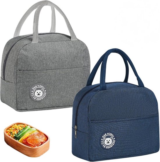 Isolerende Koeltas 7L - Vouwbare Lunchbox voor Picknick, School en Reizen, Thermisch en Handzaam van Merkloos