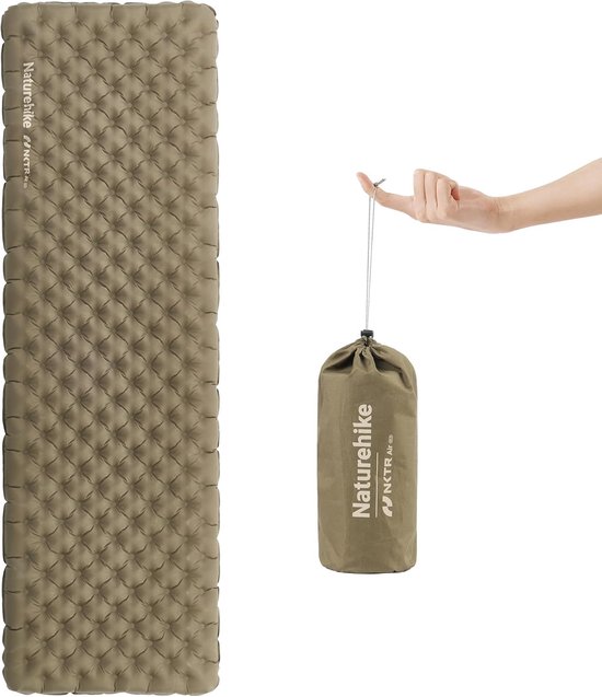 Isolerende Slaapmat - Luchtmatras Kamperen - Kamperen Buiten - Hoge R-waarde 32 - 183x64x8cm - Bruin van Merkloos