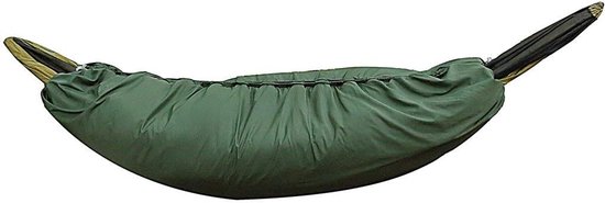 Isolerende Slaapmat - Underquilt Hangmat - Kamperen Buiten - Waterafstotend Ripstop - 200x75 cm - Legergroen