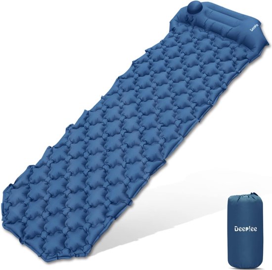 Isomat Camping klein pakformaat, ultralicht, slaapmat, voor buiten, vochtbestendig matras, opblaasbaar campingmatras voor wandelen, backpacken, reizen, strand van Isomat