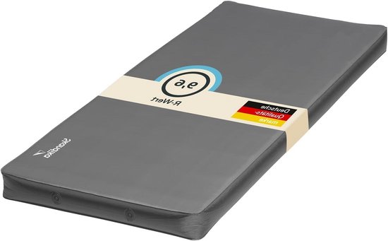 Isomat - Luchtbed - Kamperen - Zelfopblazend - 10 cm dik - Grijs