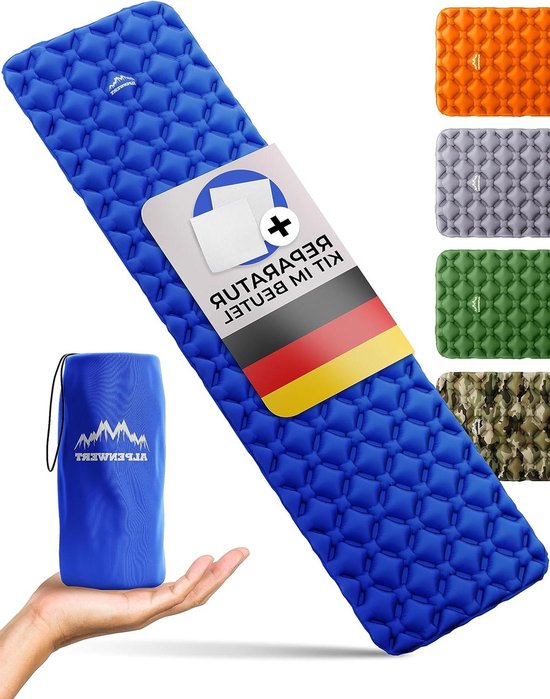 Isomat Outdoor luchtmatras perfect voor kamperen wandelen backpacking - opblaasbare slaapmat met klein verpakkingsformaat & ultralicht van Isomat