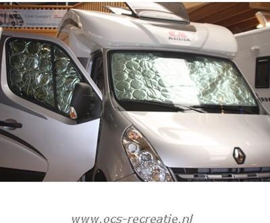 Isotherm gordijn Renault Trafic /schuifdeur 2014 Raamisolatie (rechts) van Travelsleepers