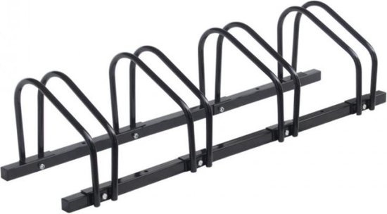 IVOL Fietsenrek 4 fietsen 100 cm PRO - Fietsenstandaard - Fiets standaard - Zwart van Ivol