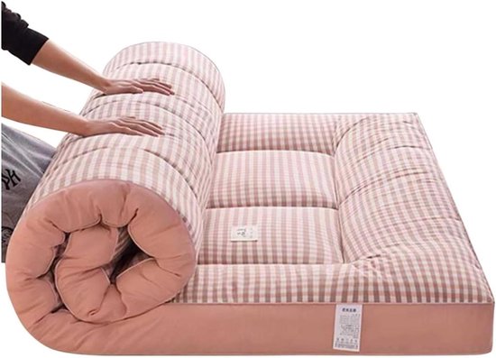 Japanse Futon Matras - Grond Matras - Comfortabel Slapen - Extra Dik - Bijna 10 cm - Wit