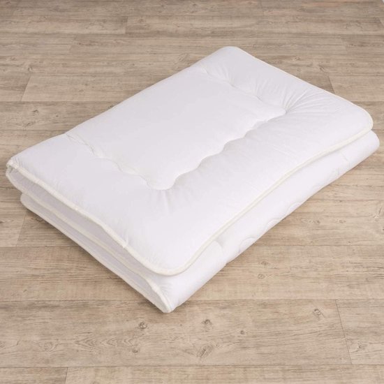 Japanse Futon Matras - Shiki Futon Vloermat - Comfortabel Slapen - Natuurlijk Katoen - 39" x 83" - Wit