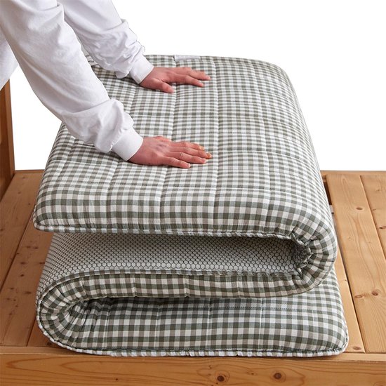 Japanse Futon Matras - Vloermat Gastenmatras - Comfortabel Slapen - Ergonomisch Ontwerp - 100 x 200 cm - Niet gespecificeerd