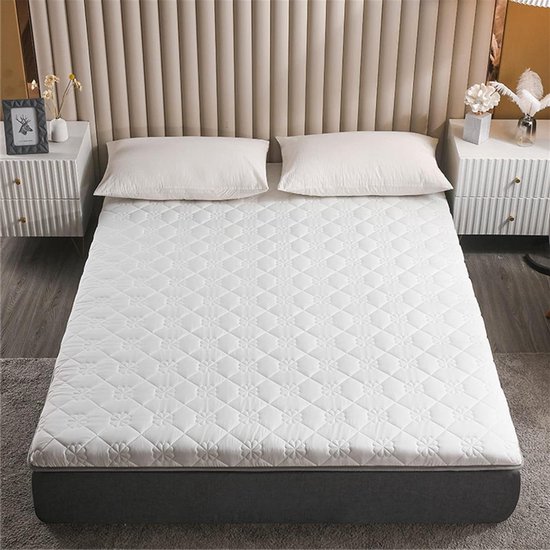 Japanse Futon Matras - Vloermatras Opvouwbaar - Comfortabel Slapen - Dubbelzijdig Gebruik - 120x200cm - Groen