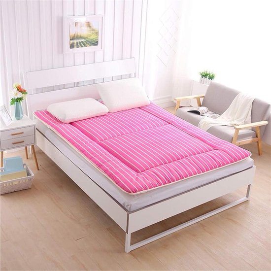 Japanse Futon Matras - Vloermatras Slapen - Comfortabel Rusten - Ademend Hypoallergeen - 120x200cm - Grijs