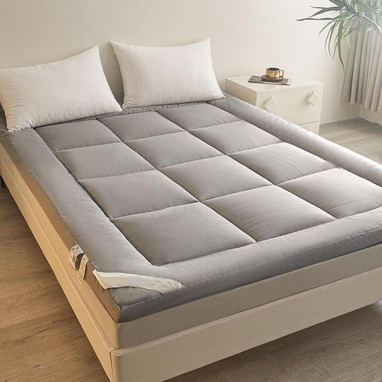 Japanse Futon Matras - Vloermatras Tatami - Comfortabel Slapen - 100% Katoen Vulling - 180 x 200cm - D van Merkloos