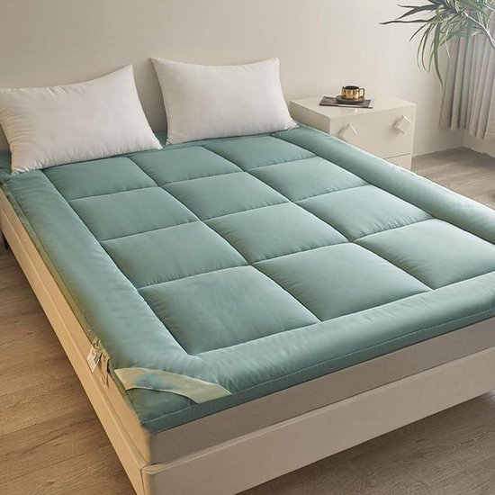 Japanse Futon Matras - Vloermatras Tatami - Comfortabel Slapen - 100% Katoenen Vulling - 90 x 200cm - A van Merkloos