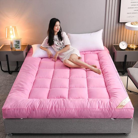 Japanse futonmatras - Slaapmat vloer - Ruimtebesparend slapen - Traagschuim kern - 180 x 200 cm - A3