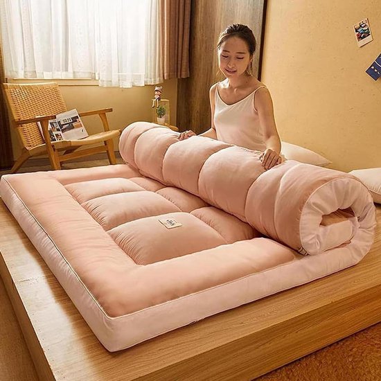 Japanse futonmatras - Vloer slaapmat - Comfortabel slapen - Ergonomisch ontwerp - 100 x 200 cm - A