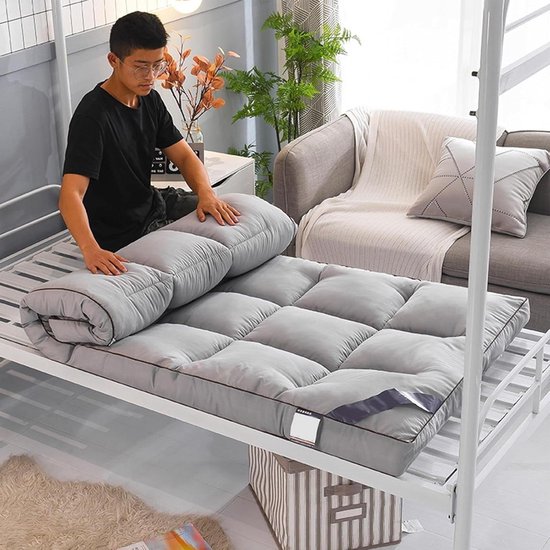 Japanse Futonmatras - Vloer slaapmat Oprolmatras - Comfortabel Slapen - Opvouwbaar en Draagbaar - 8-10 cm dik - A
