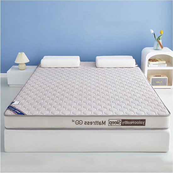 Japanse futonmatras - Vloerbed - Comfortabel slapen - 5-laags kern - 90 x 200 cm - A