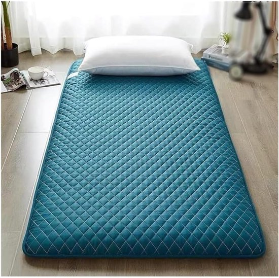 Japanse futonmatras - Vloermatras opvouwbaar - Comfortabel slapen - Ademende stof - 12 x 20 m - Groen