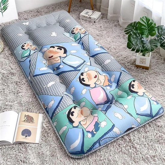 Japanse Matras - Futon Vloermatras - Comfortabel Slapen - Opvouwbaar en Draagbaar - 150 x 200 cm - D