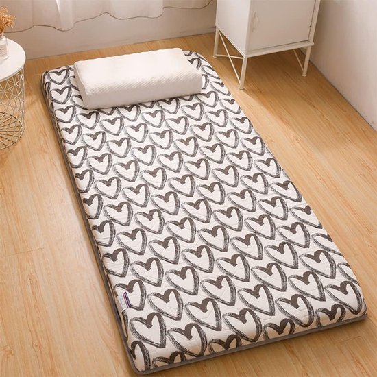 Japanse Matras - Opvouwbare Futon - Multifunctioneel Slapen - Antislip Vloerontwerp - 100x200cm - D