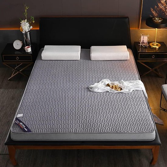 Japanse Matras - Tatami Vloerbedekking - Comfortabel Slapen - Ademend Polyester - 90x200 cm - Veelkleurig