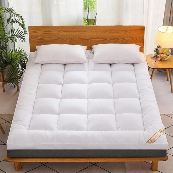 Japanse Matras - Tatami Vloermat - Comfortabel Slapen - Ademend en Zacht - 150x200cm - Wit