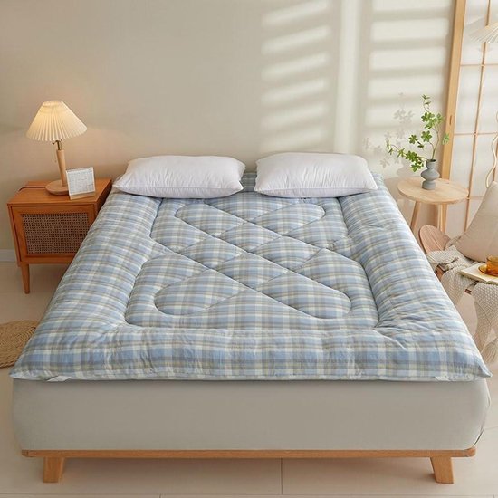 Japanse Matras - Vloer Futon - Comfortabel Slapen - Opvouwbaar Ontwerp - 90x200 cm - Natuurlijk