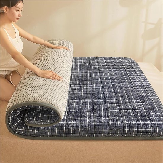 Japanse Matras - Vloermatras Schuim - Comfortabel Slapen - Ademend Ontwerp - 150x200cm - Kleur1