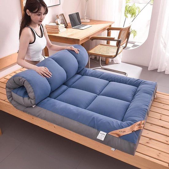 Japanse Matras - Vouwbare Vloer - Kamperen en Reizen - 3-laags Structuur - 8 cm dik - F