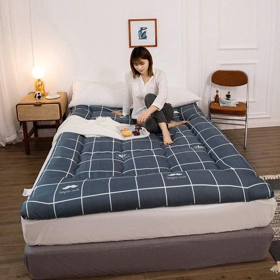 Japanse vloer matras - Tatami slaapkussen - Comfortabel slapen - Opvouwbaar en draagbaar - 150x200 cm - Veelkleurig