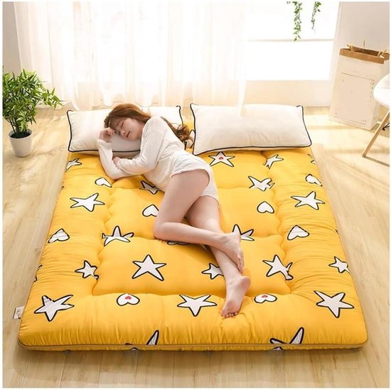 Japanse Vloerfuton - Matras Kamperen - Comfortabel Slapen - Hoogwaardige Polyester Vulling - 117 x 180 cm - Niet gespecificeerd