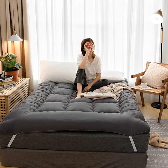 Japanse Vloerfuton - Tatami matras Slaapkussen - Comfortabel Slapen - Opvouwbaar en Draagbaar - 120x200cm - Veelkleurig