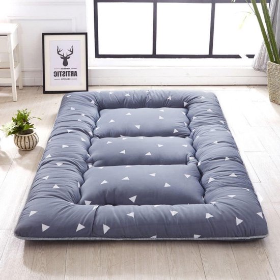 Japanse Vloermat - Opvouwbaar Matras - Comfortabel Slapen - Dubbel Antislip - 180 x 200 cm - Groen
