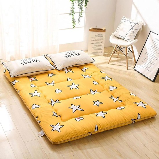 Japanse Vloermatras - Futon Matras - Comfortabel Slapen - Ergonomisch Ontwerp - 10 cm dik - Niet gespecificeerd