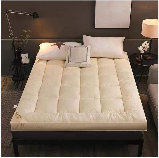 Japanse Vloermatras - Opvouwbare Futon - Comfortabel Slapen - Lichtgewicht en Stevig - 90x190cm - Kleur E