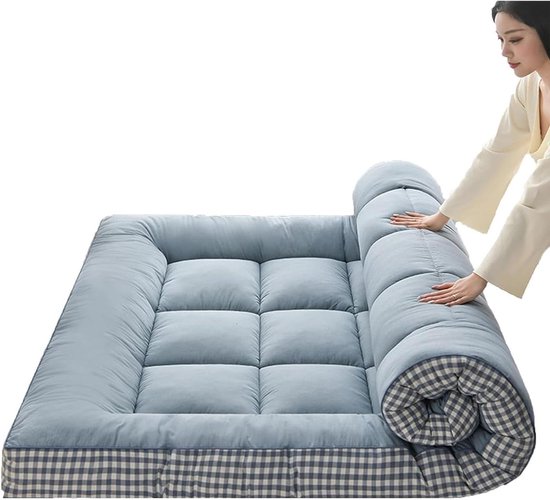 Japanse Vloermatras - Opvouwbare Futon - Slapen en Ontspannen - Antislip Duurzaam Oppervlak - 180 x 200 cm - BB