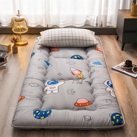 Japanse vloermatras - Opvouwbare gastmatras - Comfortabel slapen - Verbetert rugpijn - 100x200cm - F