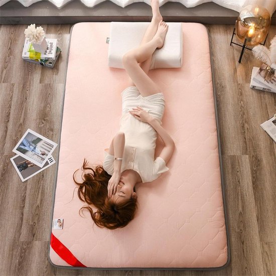 Japanse Vloermatras - Opvouwbare Matras Futon - Comfortabel Slapen - Zacht Geborsteld Katoen - 0.9X2.0m - C