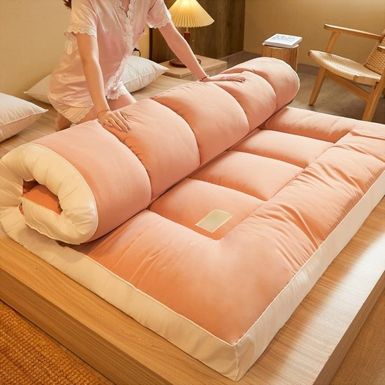 Japanse Vloermatras - Tatami Matras - Comfortabel Slapen - Huidvriendelijk Stof - 1.8x2m - Grijs
