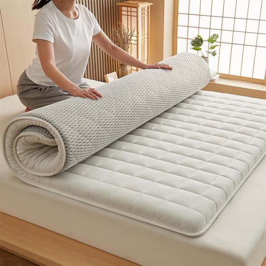 Japanse Vloermatras - Tatami Matras Futon - Comfortabel Slapen - Past Lichaamscurve - 120x190cm - 5