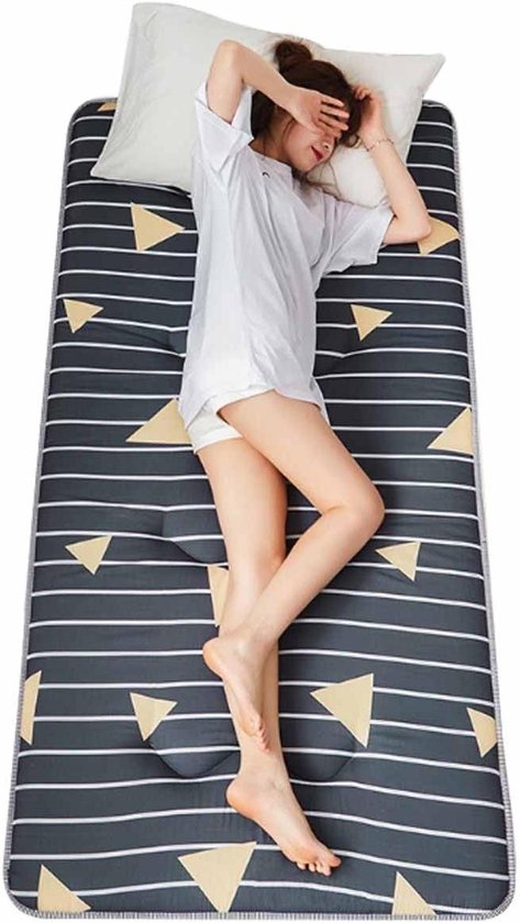Japanse Vloermatras - Tatami Matras Opvouwbaar - Comfortabel Slapen - Verdikte Drielaagse Vulling - 90x200 cm - C
