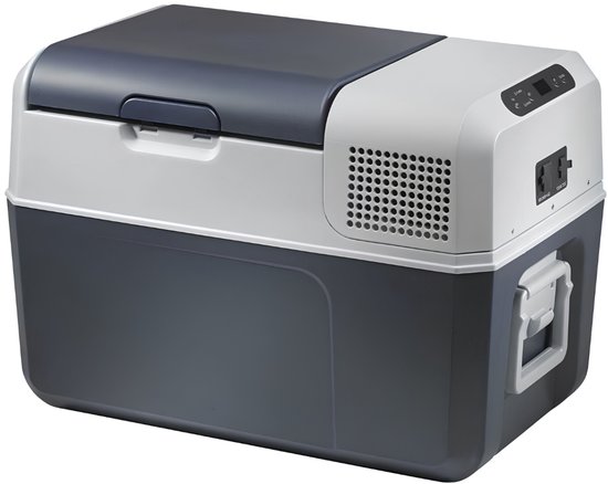 JCP® Koelbox - 38L - Compressor Koelbox - Auto Koelkast - Zwart en Grijs - 43cm x 53cm x 62cm