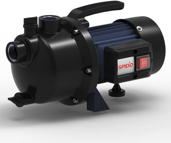 JE-600-P Irrigatiepomp, 600 W, debiet 3 m³/u, druk 3,5 bar, lichte composietbehuizing met ergonomische handgreep