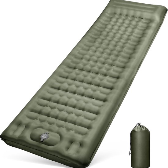 JeiibrZui 1 Extra Dikke Slaapmat voor Kamperen, 12 cm Waterdichte Kampeermatras met Rugzak voor Torens, Hiking & Outdoor Activiteiten van JeiibrZui