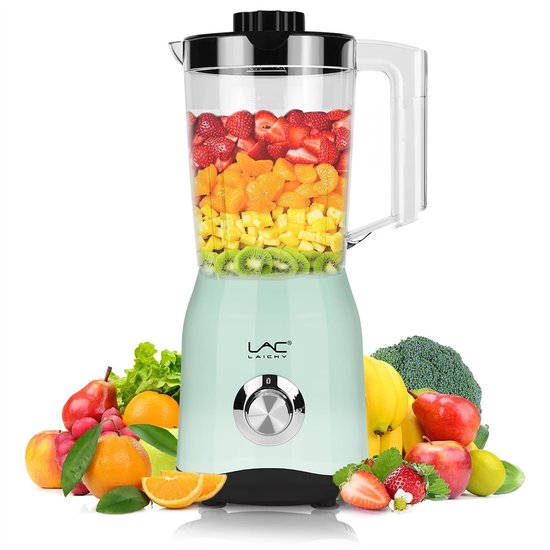 JeiibrZui Blender - Groene Smoothie Blender - Drie-In-Één Functie Krachtig Hakken En Sappijp Voor Gezond Koken - 1 Stuk - Keukenapparatuur Groen van JeiibrZui